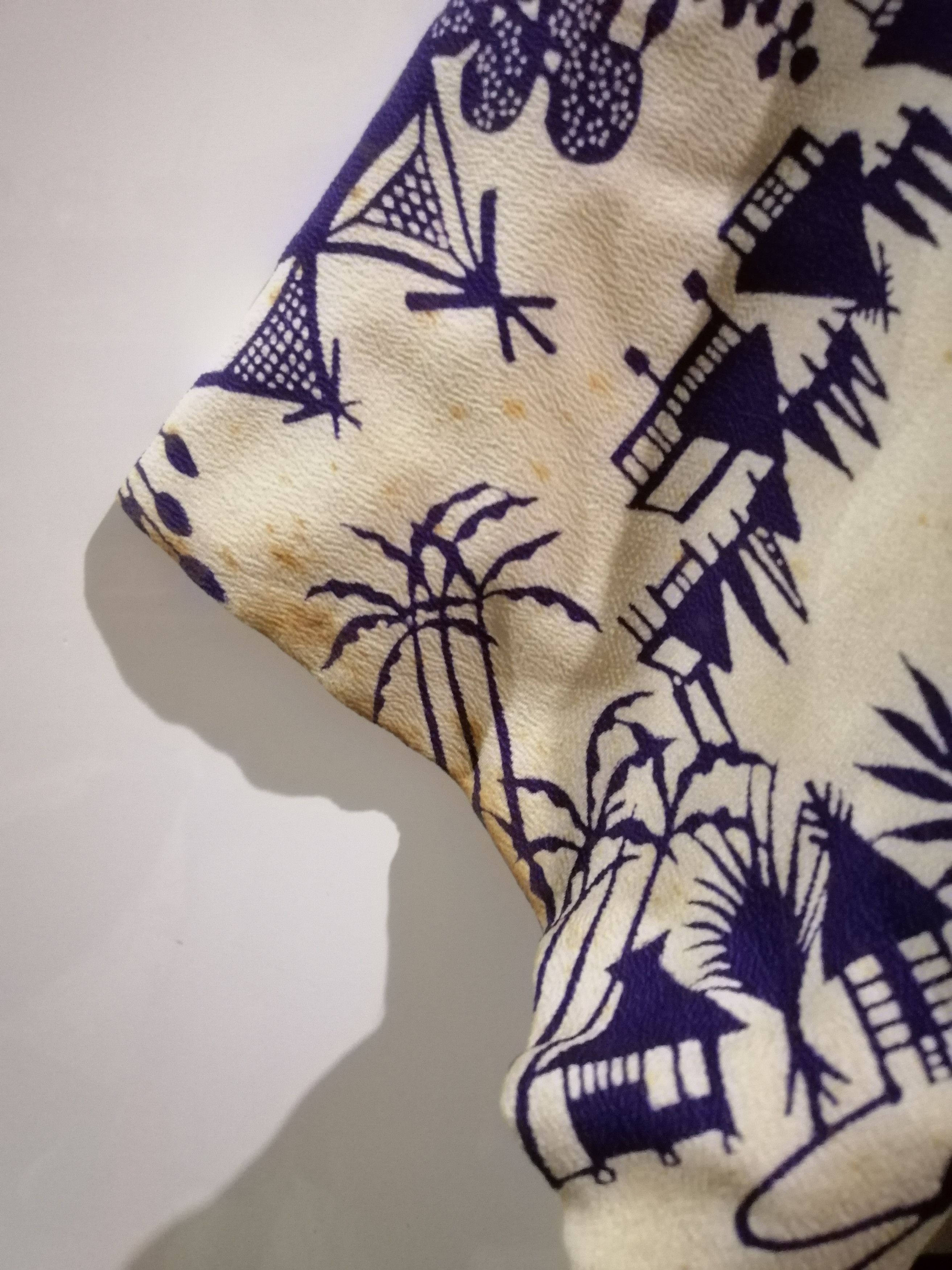 Japanese Brand Vintage full print kimono noragi haori hanten jinbei K2 Size US L / EU 52-54 / 3 - 8 Thumbnail