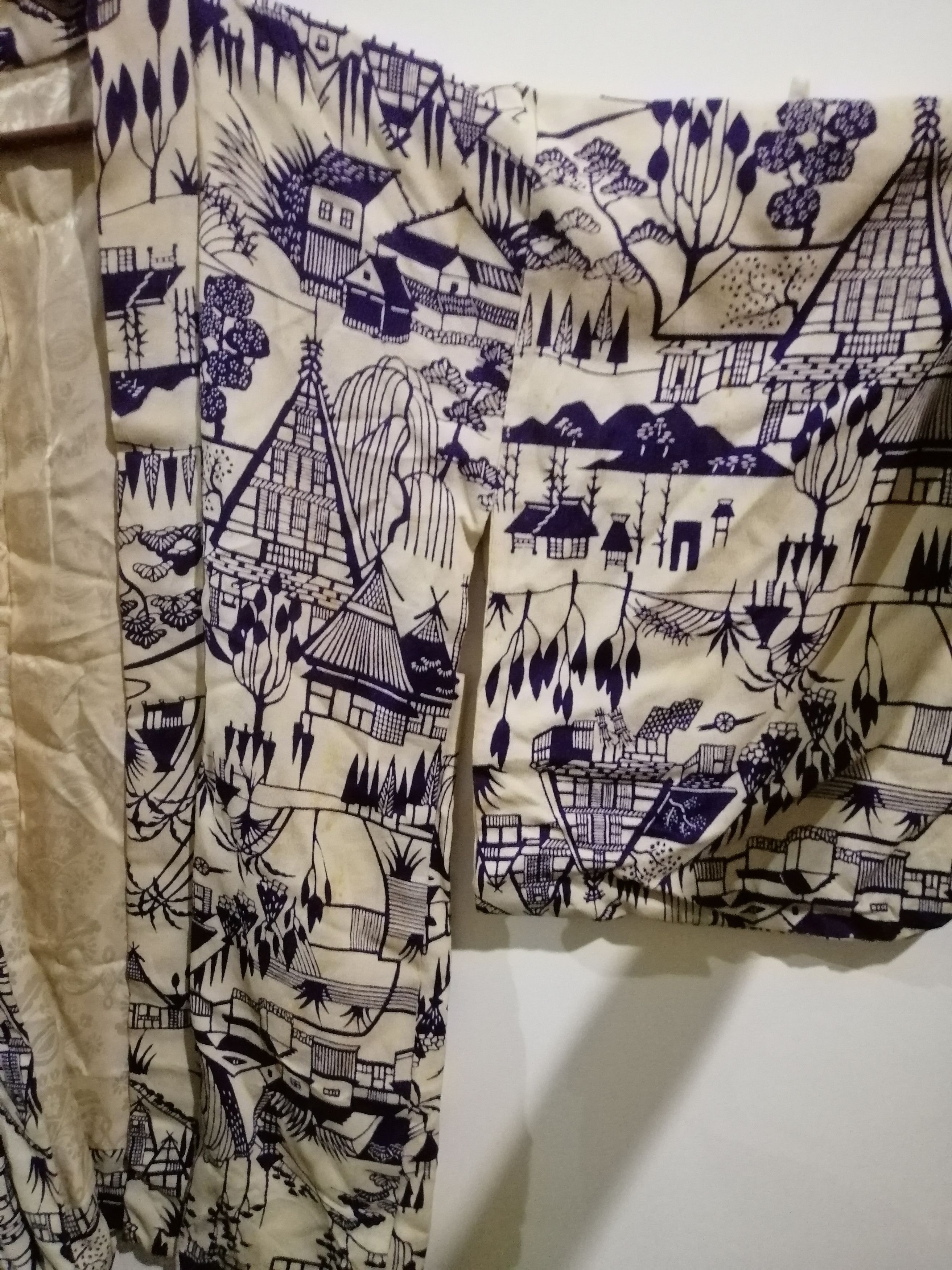 Japanese Brand Vintage full print kimono noragi haori hanten jinbei K2 Size US L / EU 52-54 / 3 - 2 Thumbnail