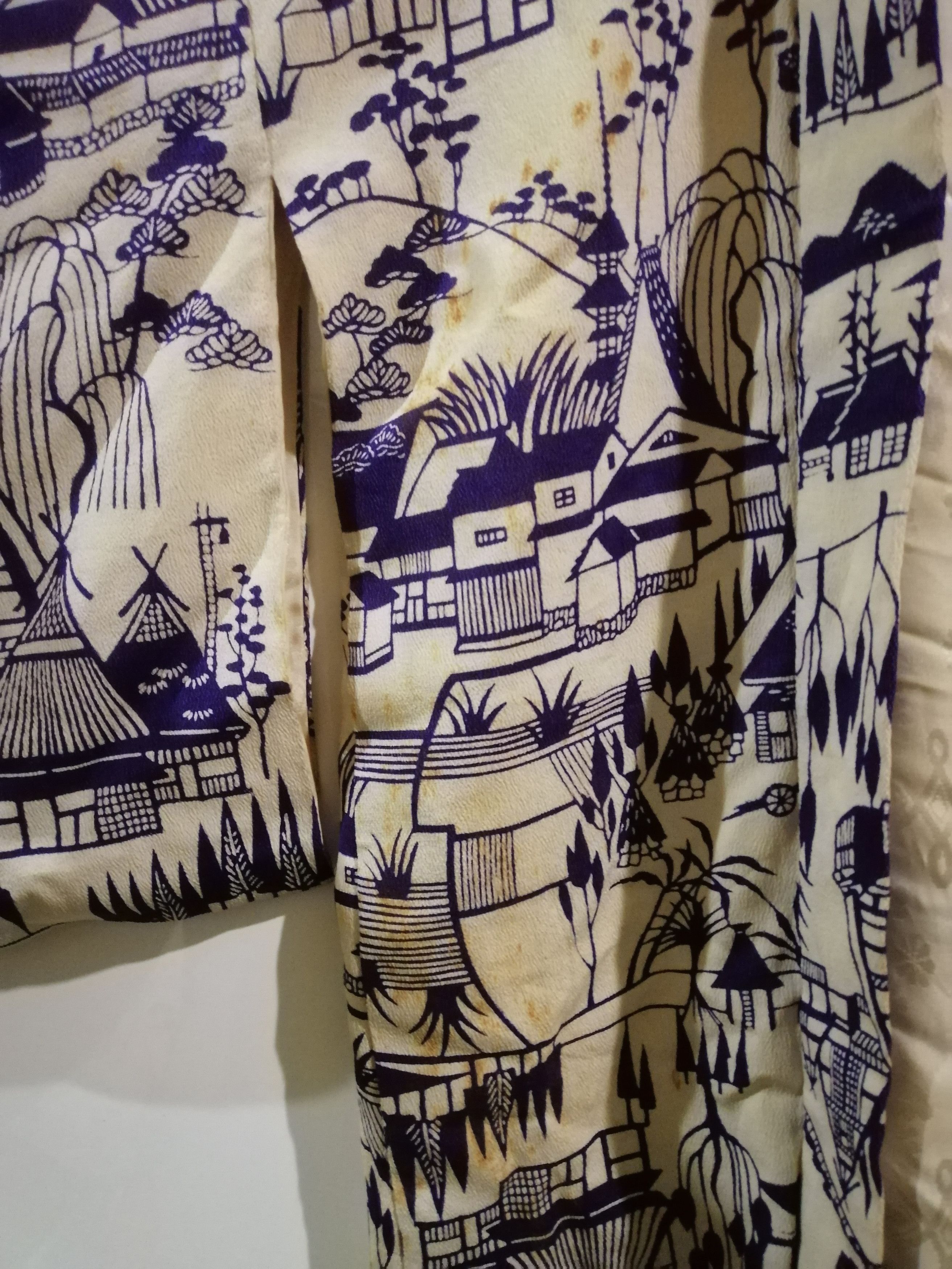 Japanese Brand Vintage full print kimono noragi haori hanten jinbei K2 Size US L / EU 52-54 / 3 - 7 Thumbnail