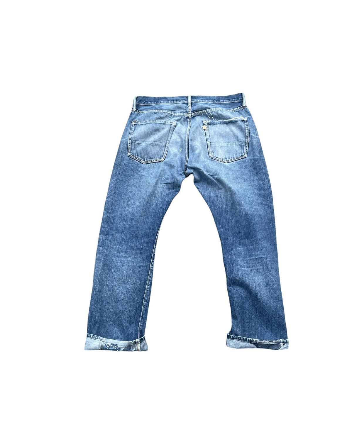 Sugar Cane Vintage Sugar Cane Selvedge Aging Distressed Rework Size US 34 / EU 50 - 11 Thumbnail