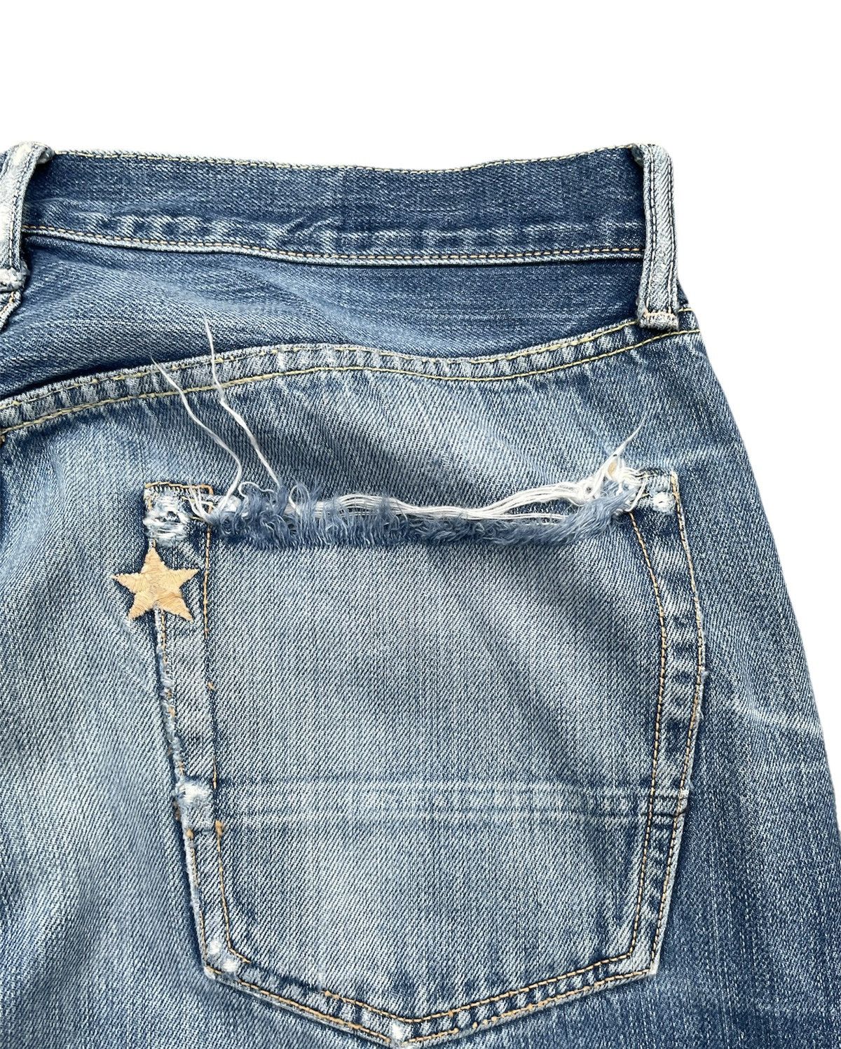 Sugar Cane Vintage Sugar Cane Selvedge Aging Distressed Rework Size US 34 / EU 50 - 14 Thumbnail