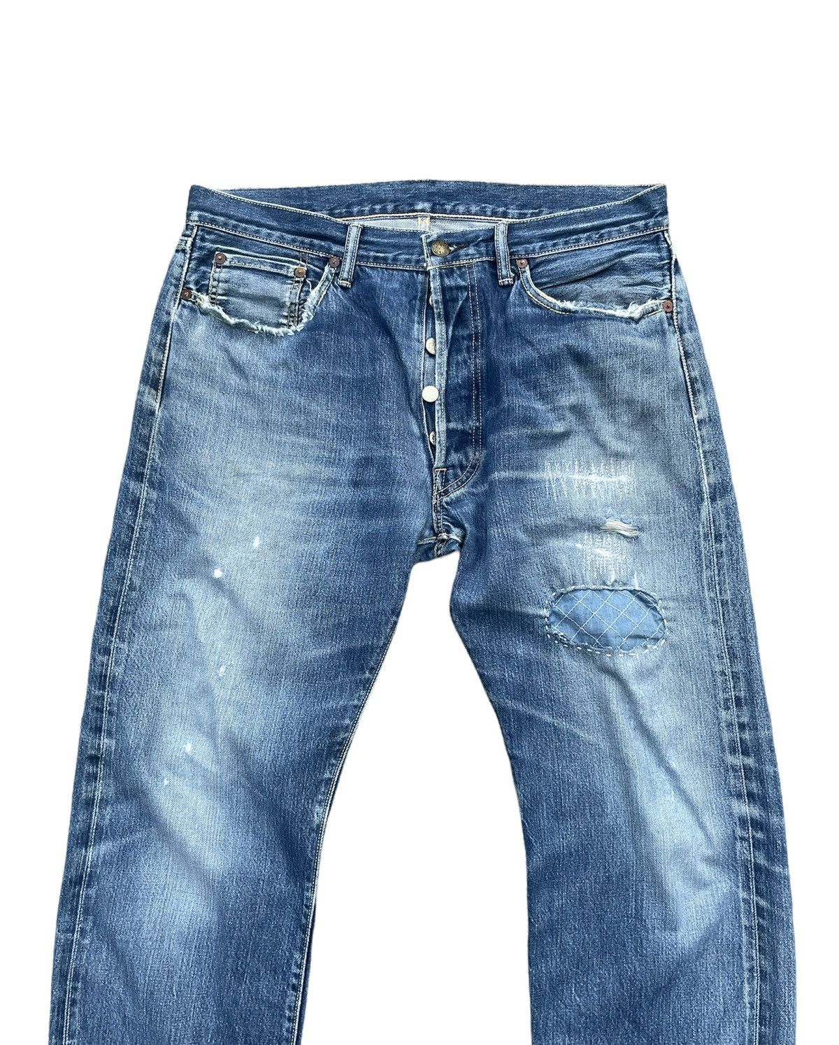 Sugar Cane Vintage Sugar Cane Selvedge Aging Distressed Rework Size US 34 / EU 50 - 5 Thumbnail