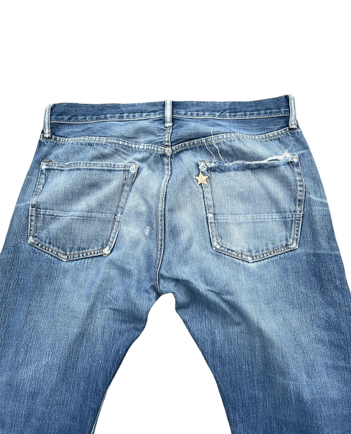 Sugar Cane Vintage Sugar Cane Selvedge Aging Distressed Rework Size US 34 / EU 50 - 12 Thumbnail
