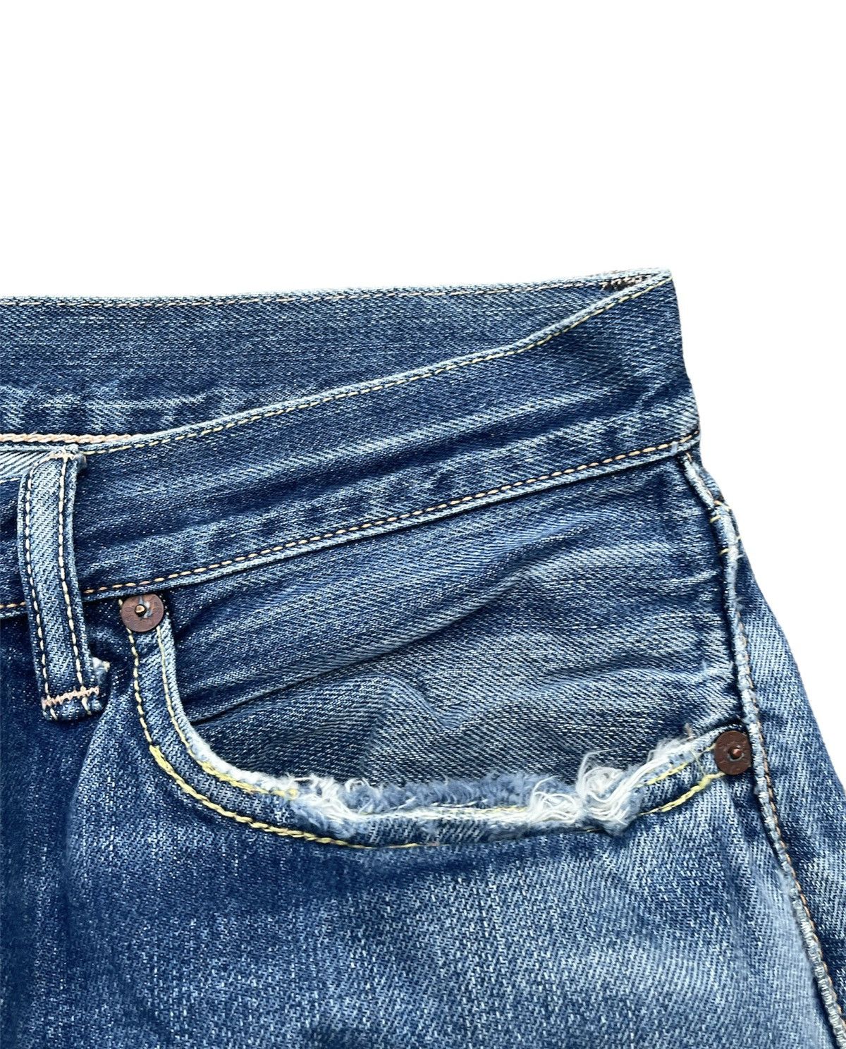 Sugar Cane Vintage Sugar Cane Selvedge Aging Distressed Rework Size US 34 / EU 50 - 10 Thumbnail