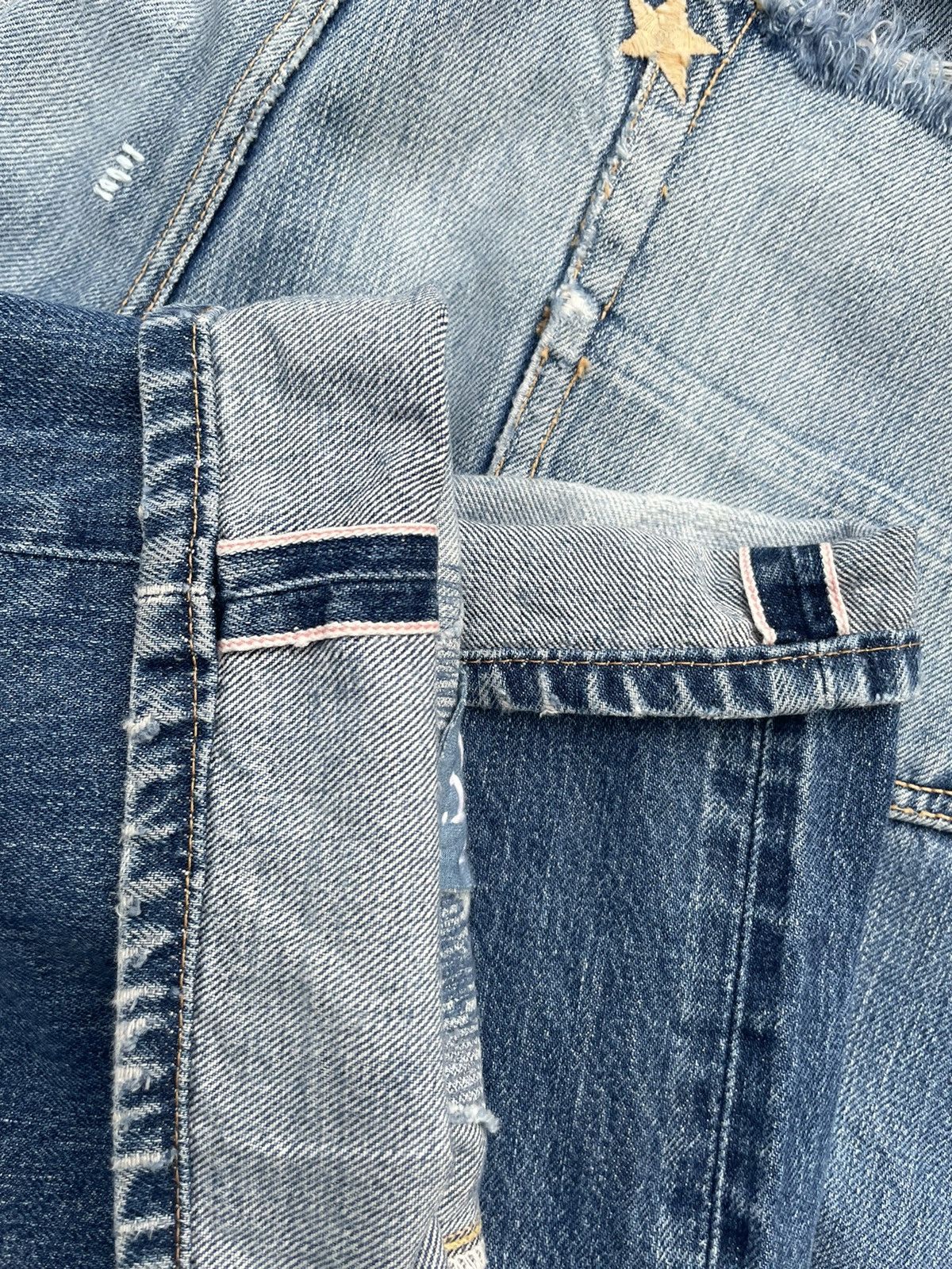 Sugar Cane Vintage Sugar Cane Selvedge Aging Distressed Rework Size US 34 / EU 50 - 19 Thumbnail