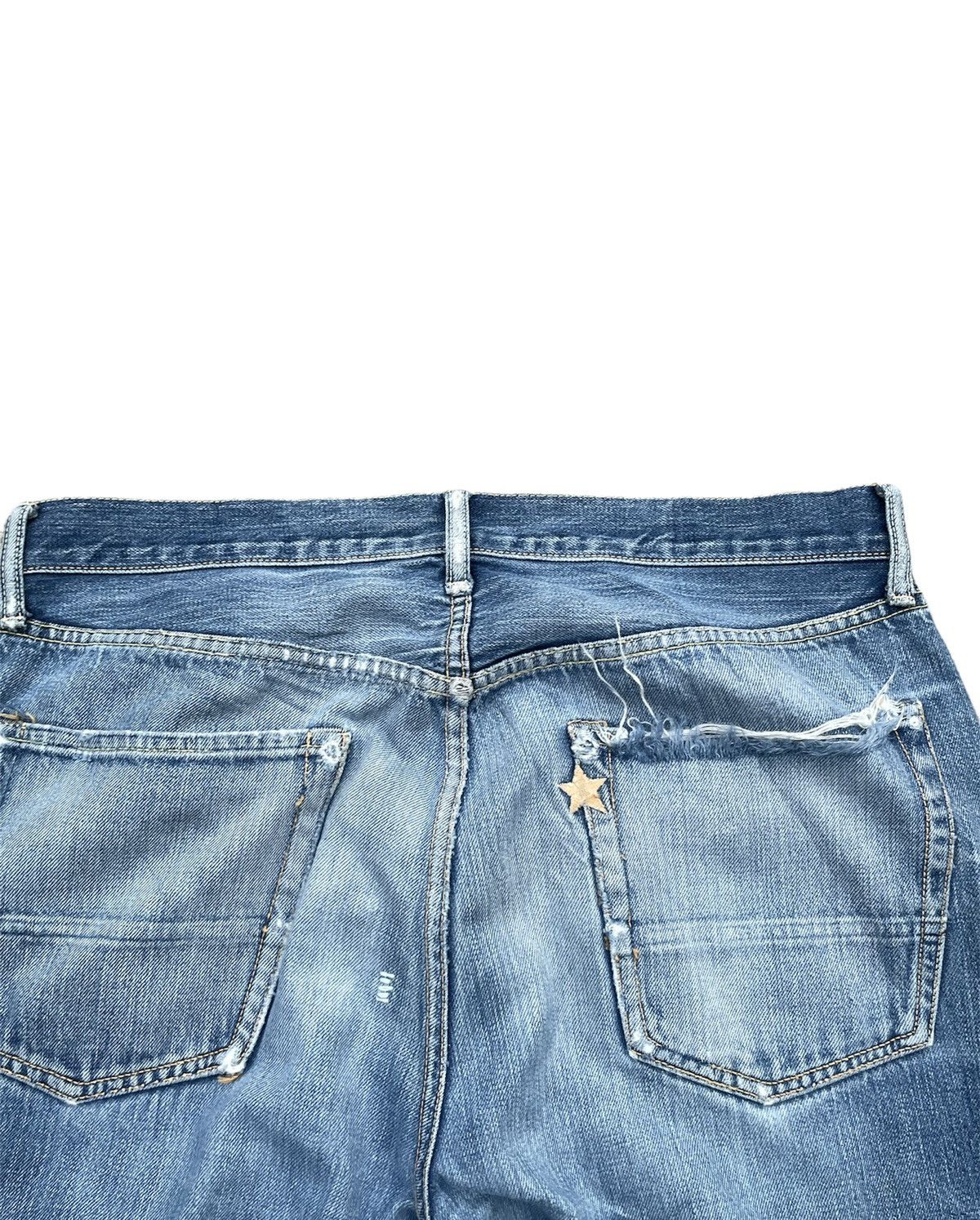 Sugar Cane Vintage Sugar Cane Selvedge Aging Distressed Rework Size US 34 / EU 50 - 13 Thumbnail