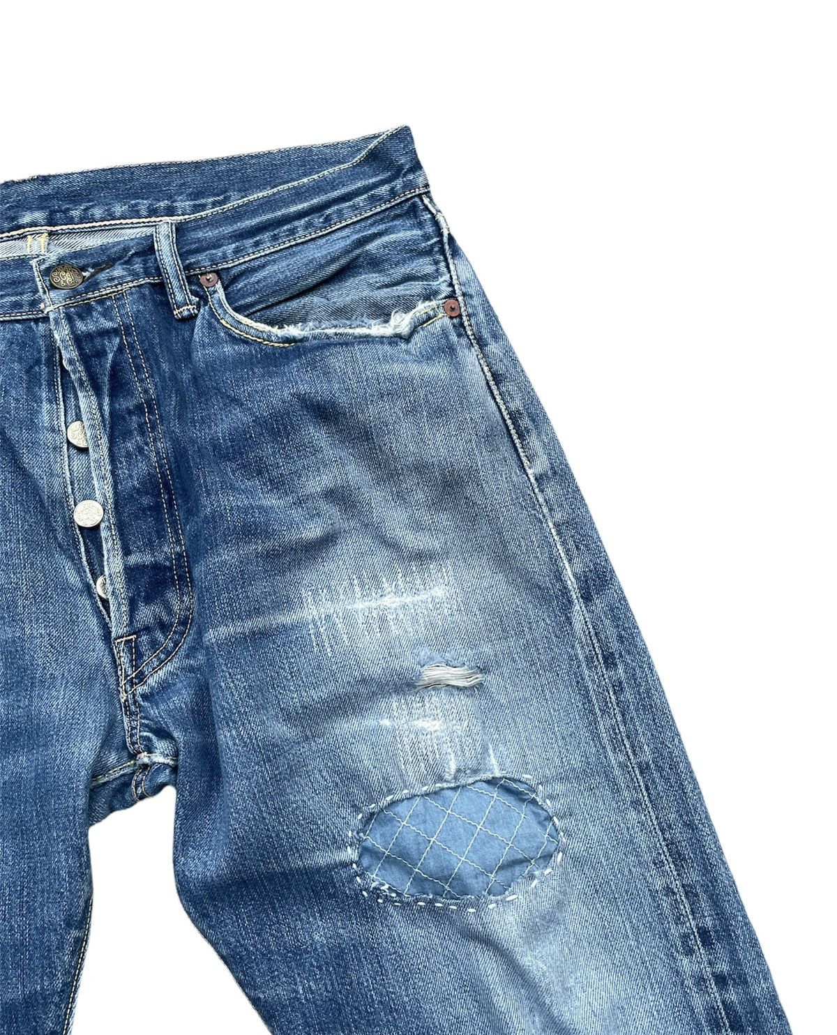 Sugar Cane Vintage Sugar Cane Selvedge Aging Distressed Rework Size US 34 / EU 50 - 6 Thumbnail