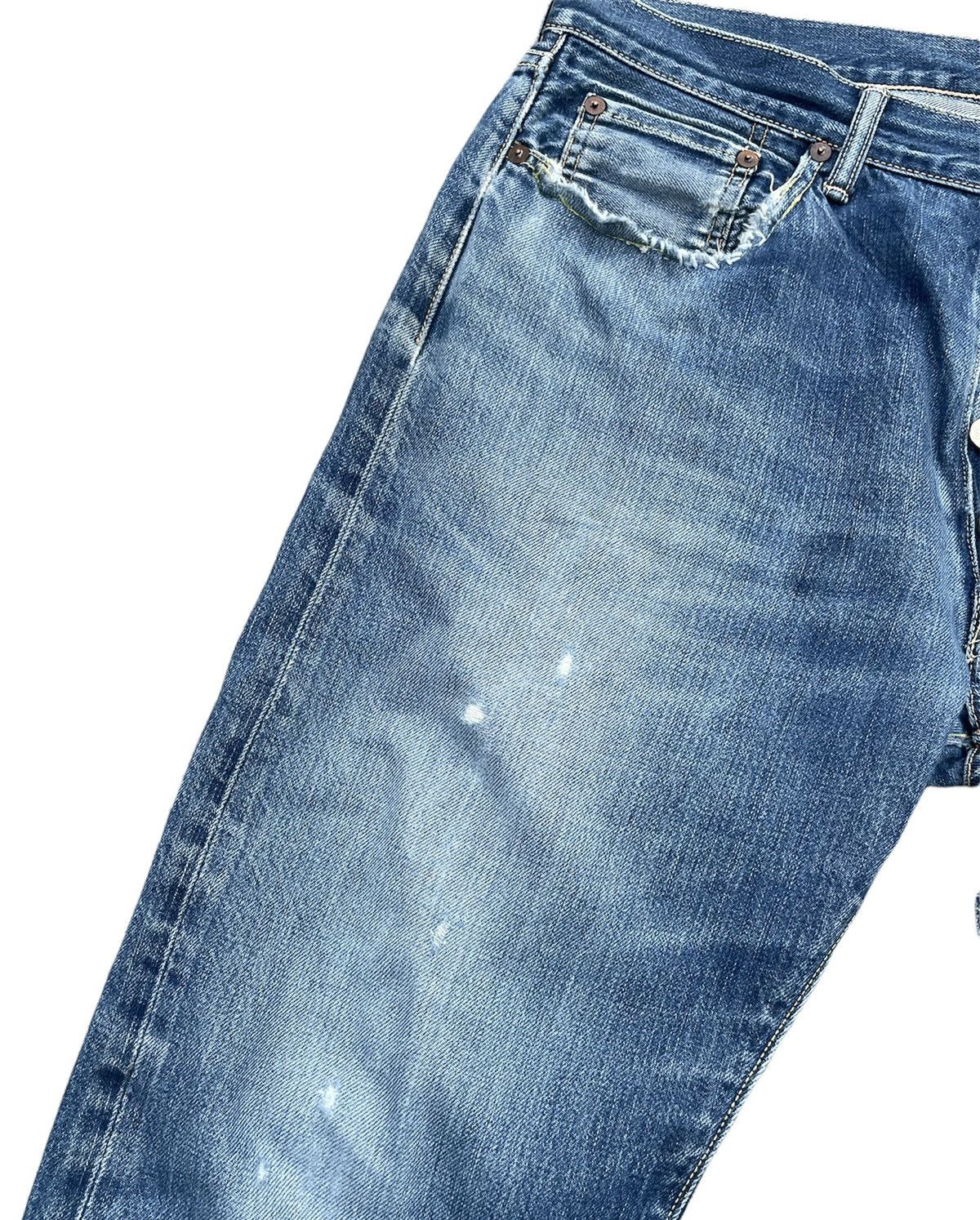 Sugar Cane Vintage Sugar Cane Selvedge Aging Distressed Rework Size US 34 / EU 50 - 7 Thumbnail