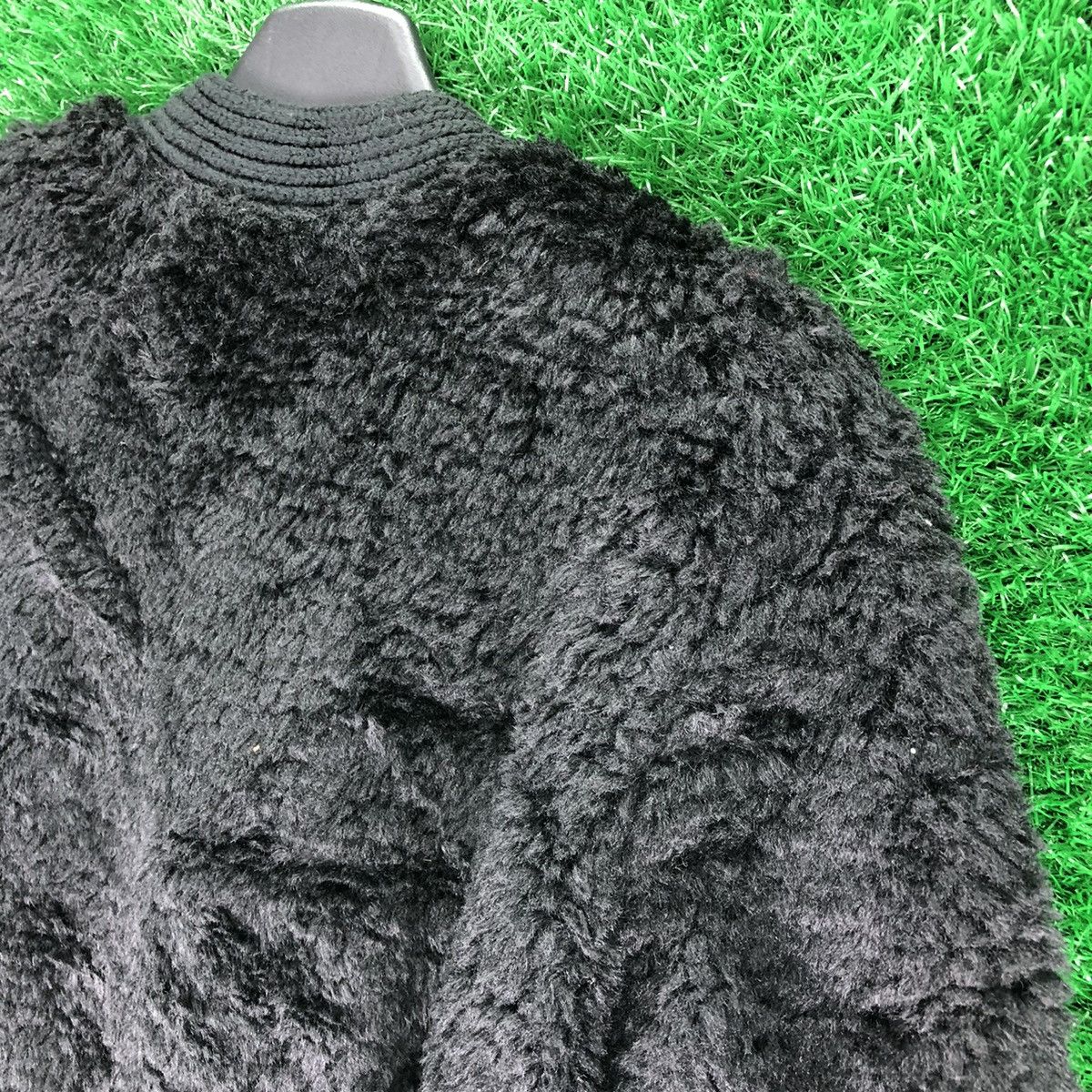 Japanese Brand Cardigan Deep Pile Sherpa Women Jacket by Resexy Size M / US 6-8 / IT 42-44 - 5 Thumbnail