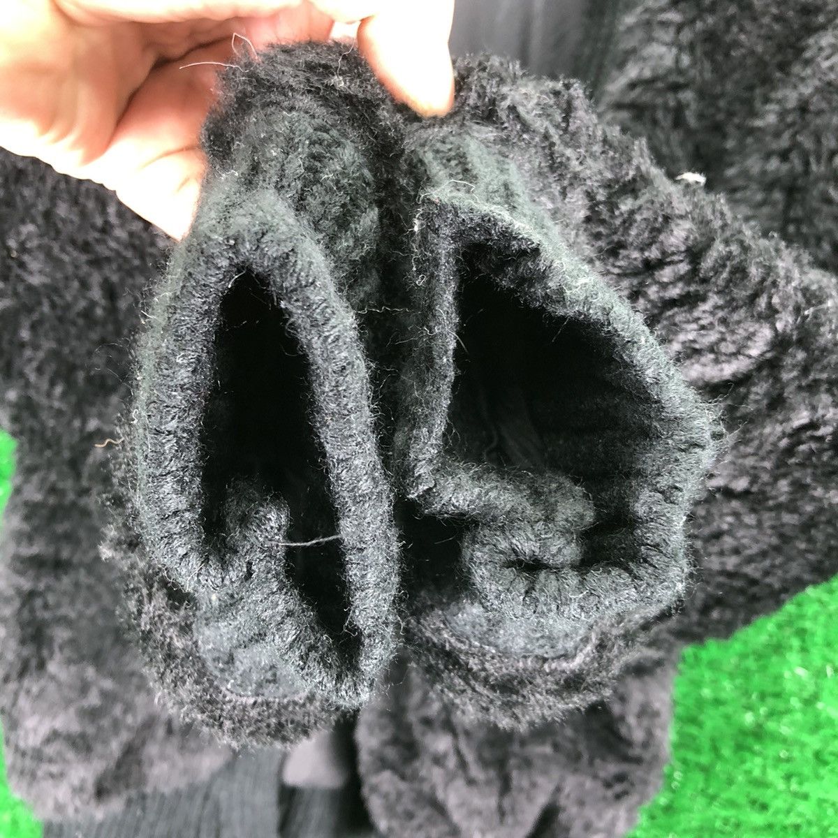 Japanese Brand Cardigan Deep Pile Sherpa Women Jacket by Resexy Size M / US 6-8 / IT 42-44 - 7 Thumbnail