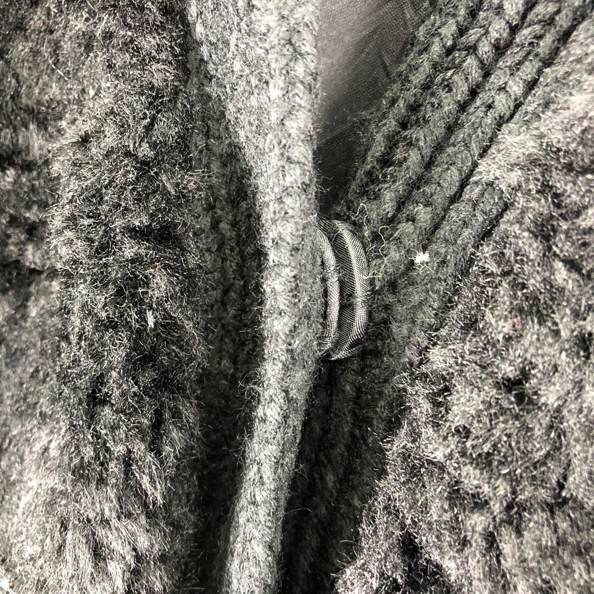 Japanese Brand Cardigan Deep Pile Sherpa Women Jacket by Resexy Size M / US 6-8 / IT 42-44 - 9 Thumbnail