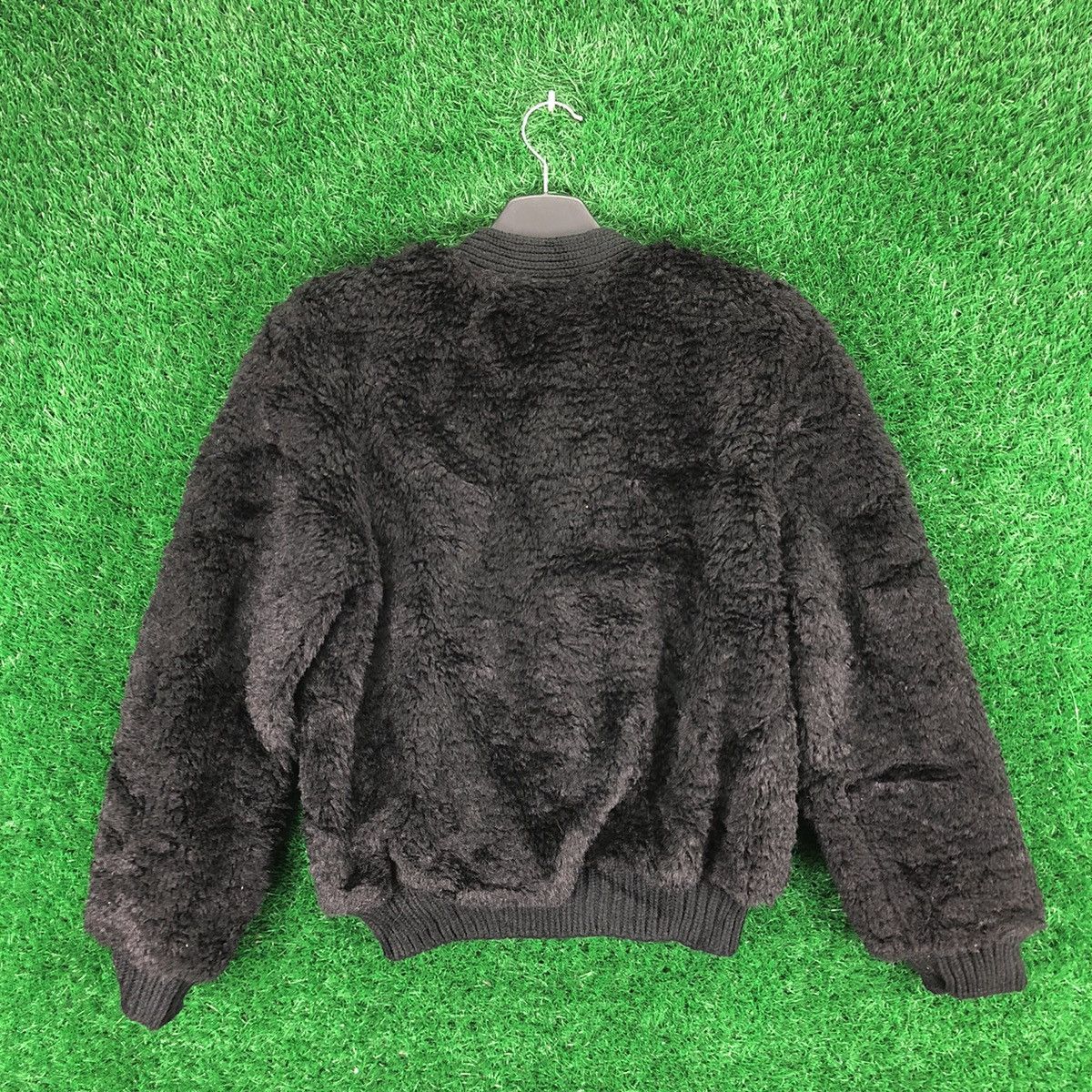 Japanese Brand Cardigan Deep Pile Sherpa Women Jacket by Resexy Size M / US 6-8 / IT 42-44 - 4 Thumbnail