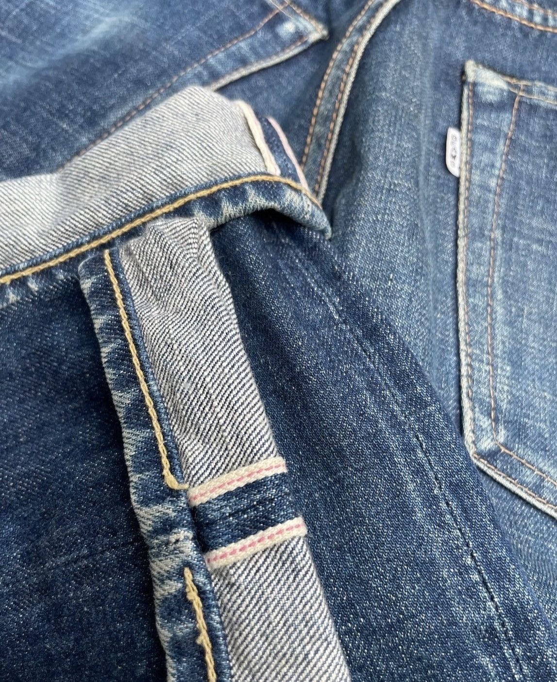 Beams Plus × Japanese Brand × Vintage Vintage Beams Japan Redline Denim Size US 30 / EU 46 - 12 Thumbnail