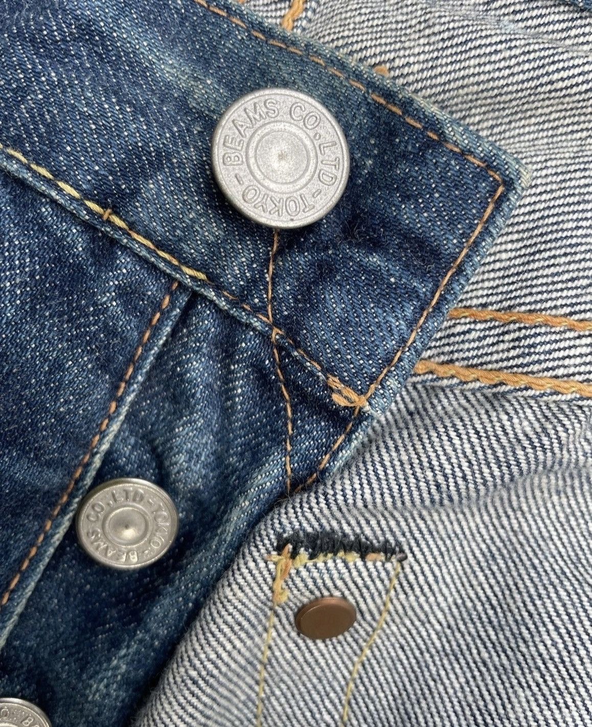Beams Plus × Japanese Brand × Vintage Vintage Beams Japan Redline Denim Size US 30 / EU 46 - 9 Thumbnail
