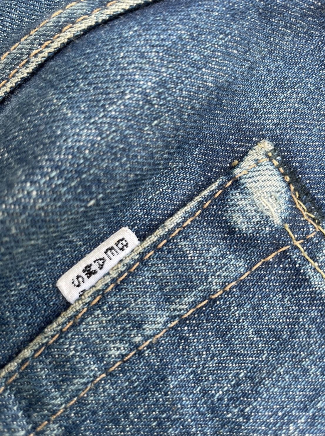 Beams Plus × Japanese Brand × Vintage Vintage Beams Japan Redline Denim Size US 30 / EU 46 - 14 Thumbnail