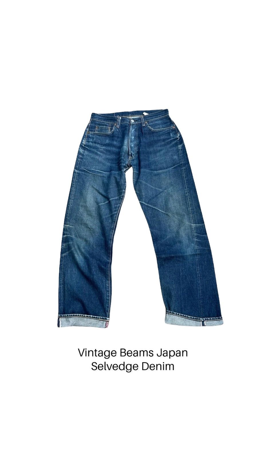 Beams Plus × Japanese Brand × Vintage Vintage Beams Japan Redline Denim Size US 30 / EU 46 - 1 Thumbnail