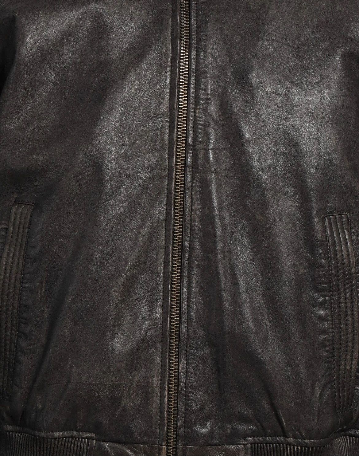 John Varvatos Tommy Bomber Removable Shearling Collar Leather small Size US S / EU 44-46 / 1 - 11 Thumbnail