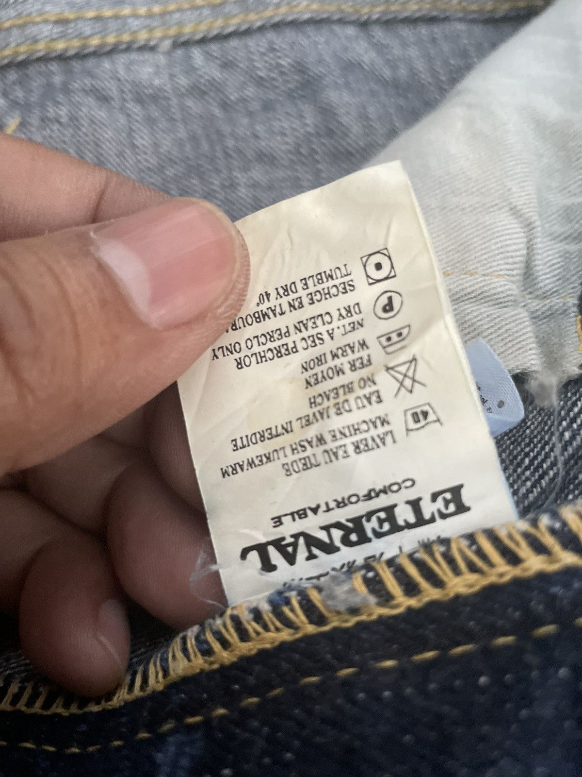 Eternal × Japanese Brand × Vintage Vintage Eternal Selvedge Denim Size US 30 / EU 46 - 17 Thumbnail