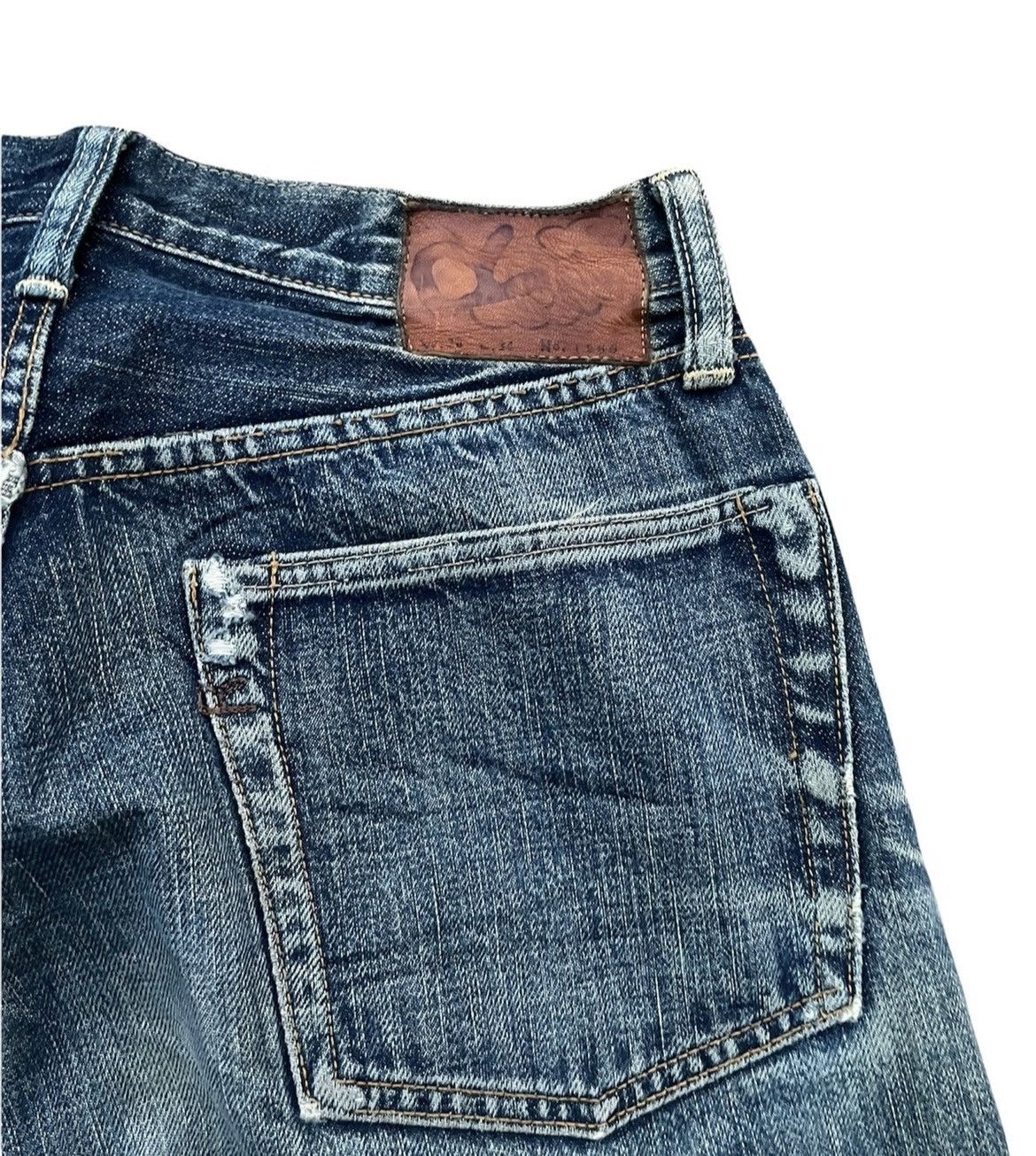 45rpm × Vintage Vintage 45rpm Studio Selvedge Distresed & Rework Size US 29 - 11 Thumbnail