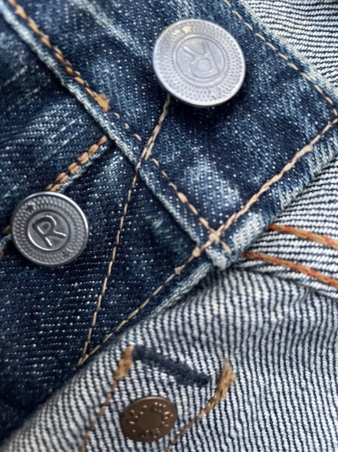 45rpm × Vintage Vintage 45rpm Studio Selvedge Distresed & Rework Size US 29 - 17 Thumbnail