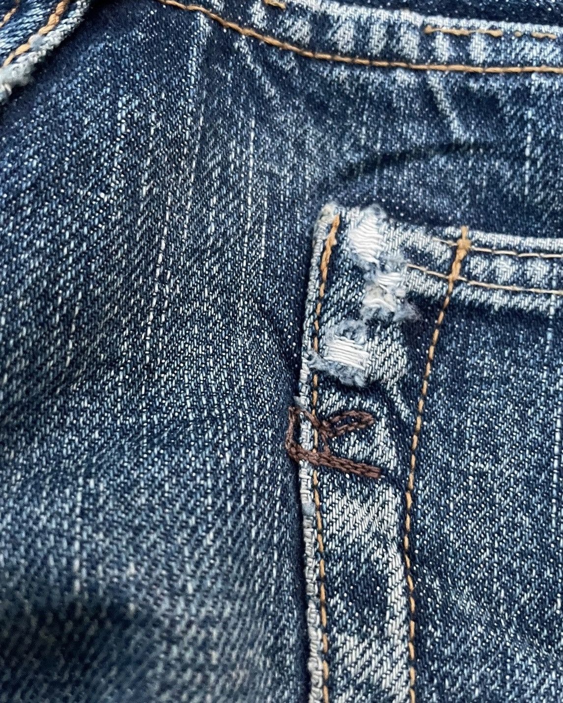 45rpm × Vintage Vintage 45rpm Studio Selvedge Distresed & Rework Size US 29 - 15 Thumbnail