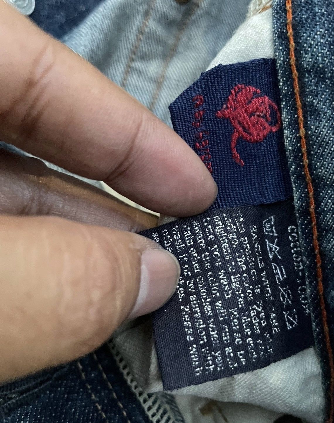 45rpm × Vintage Vintage 45rpm Studio Selvedge Distresed & Rework Size US 29 - 16 Thumbnail