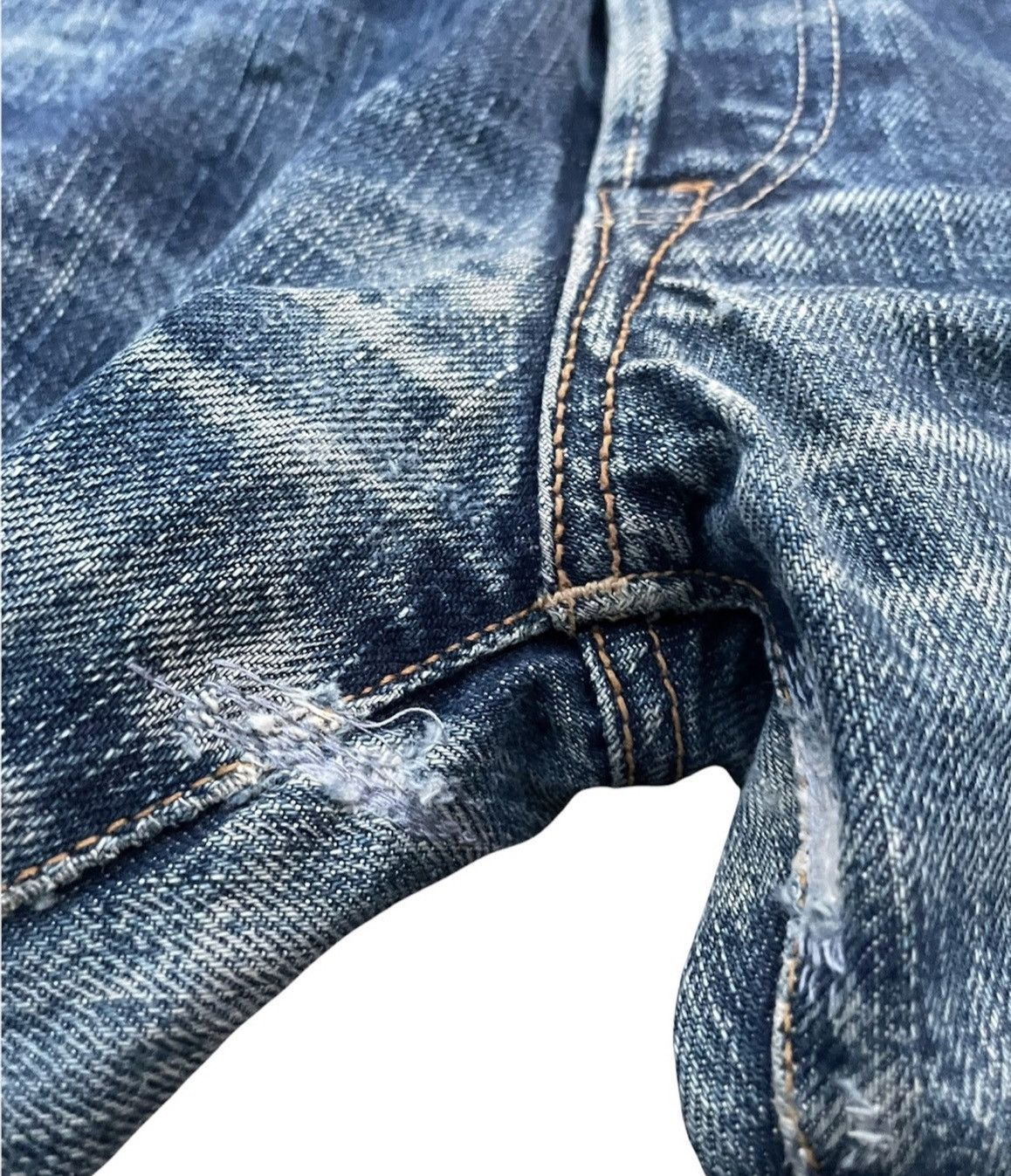 45rpm × Vintage Vintage 45rpm Studio Selvedge Distresed & Rework Size US 29 - 6 Thumbnail