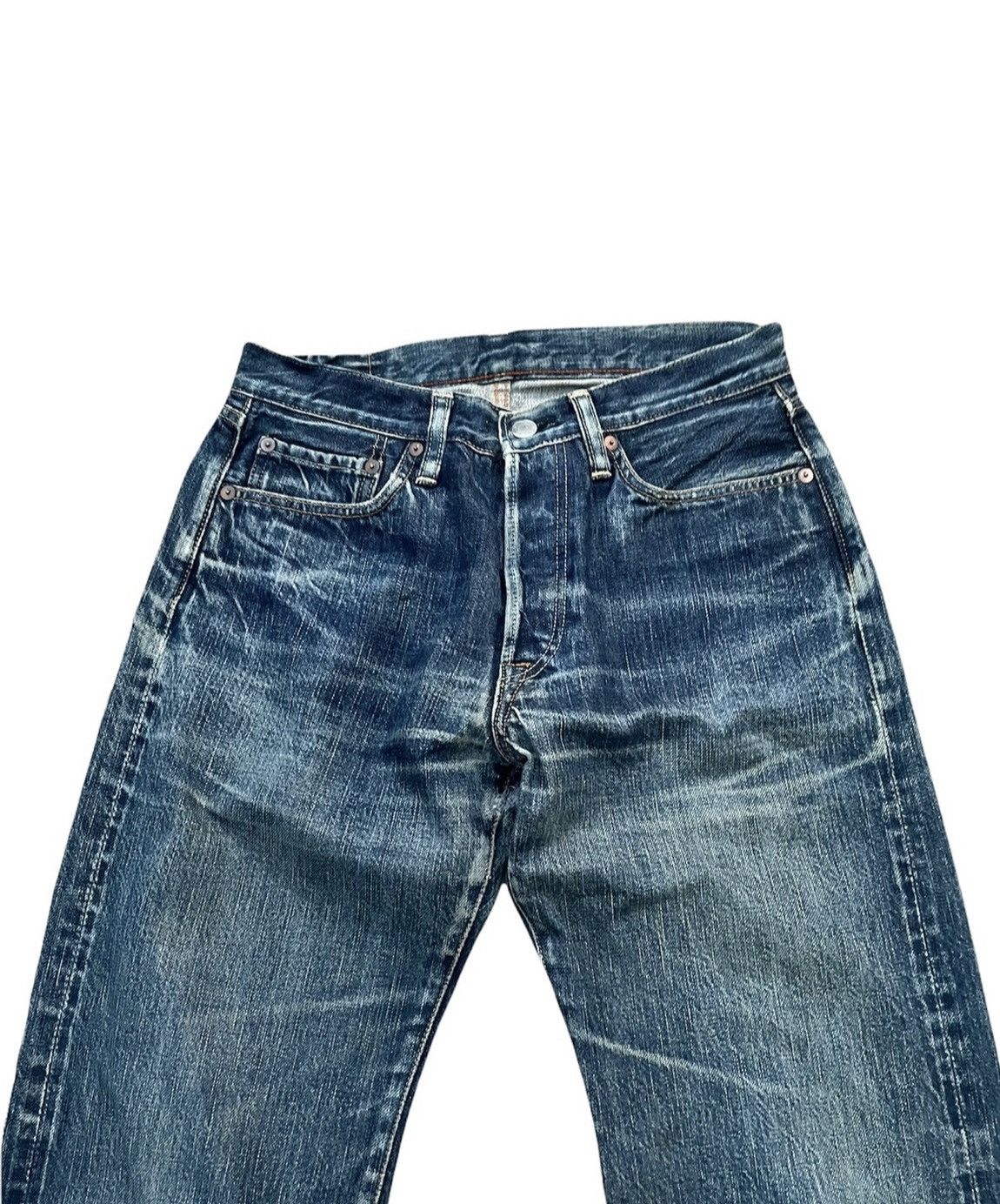 45rpm × Vintage Vintage 45rpm Studio Selvedge Distresed & Rework Size US 29 - 4 Thumbnail