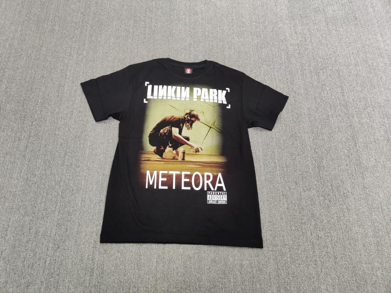 New Wave Graphic Tee Vintage T-Shirts For Men Linkin Park From