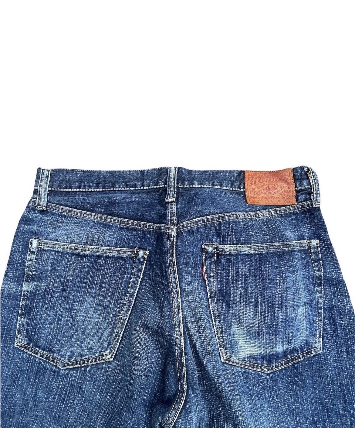 Japanese Brand Pherrow’s Bros StormyBlue Selvedge Denim Size US 30 / EU 46 - 5 Thumbnail