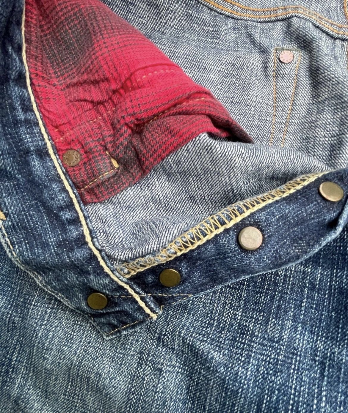 Japanese Brand Pherrow’s Bros StormyBlue Selvedge Denim Size US 30 / EU 46 - 10 Thumbnail