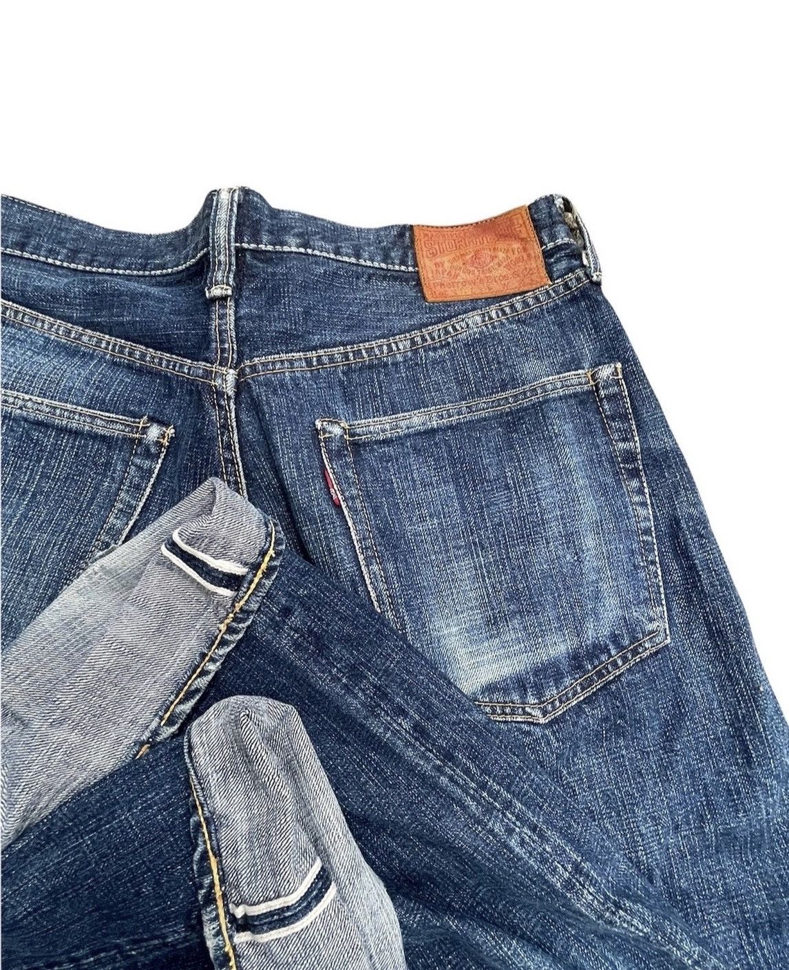 Japanese Brand Pherrow’s Bros StormyBlue Selvedge Denim Size US 30 / EU 46 - 6 Thumbnail