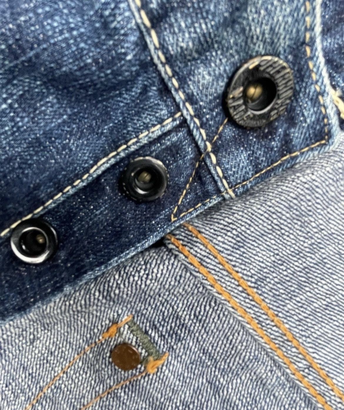 Japanese Brand Pherrow’s Bros StormyBlue Selvedge Denim Size US 30 / EU 46 - 9 Thumbnail