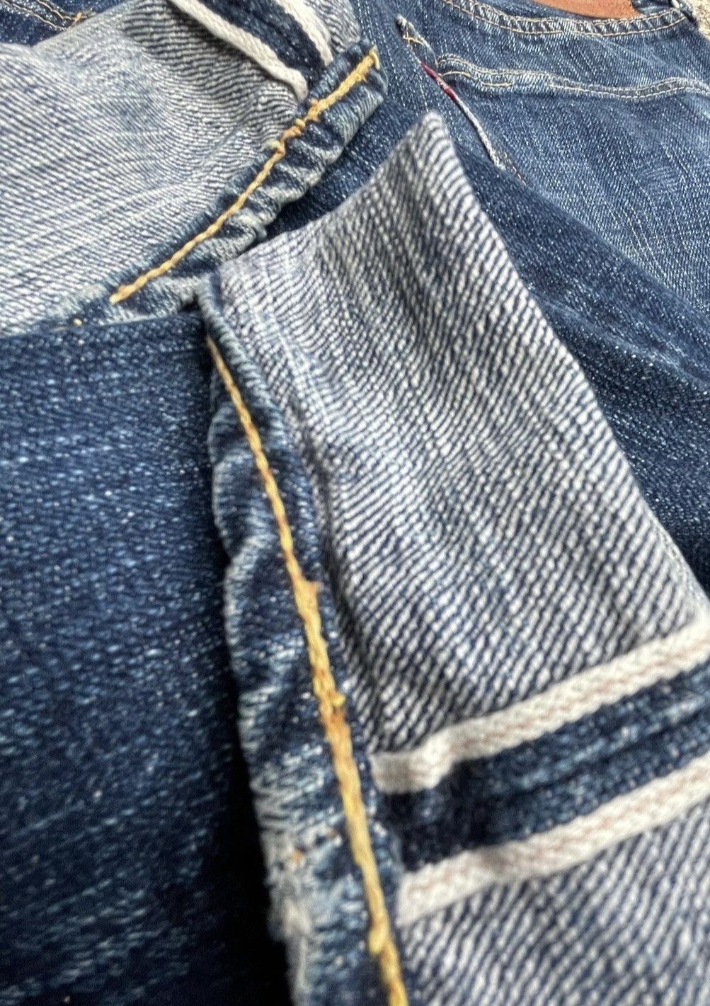 Japanese Brand Pherrow’s Bros StormyBlue Selvedge Denim Size US 30 / EU 46 - 8 Thumbnail