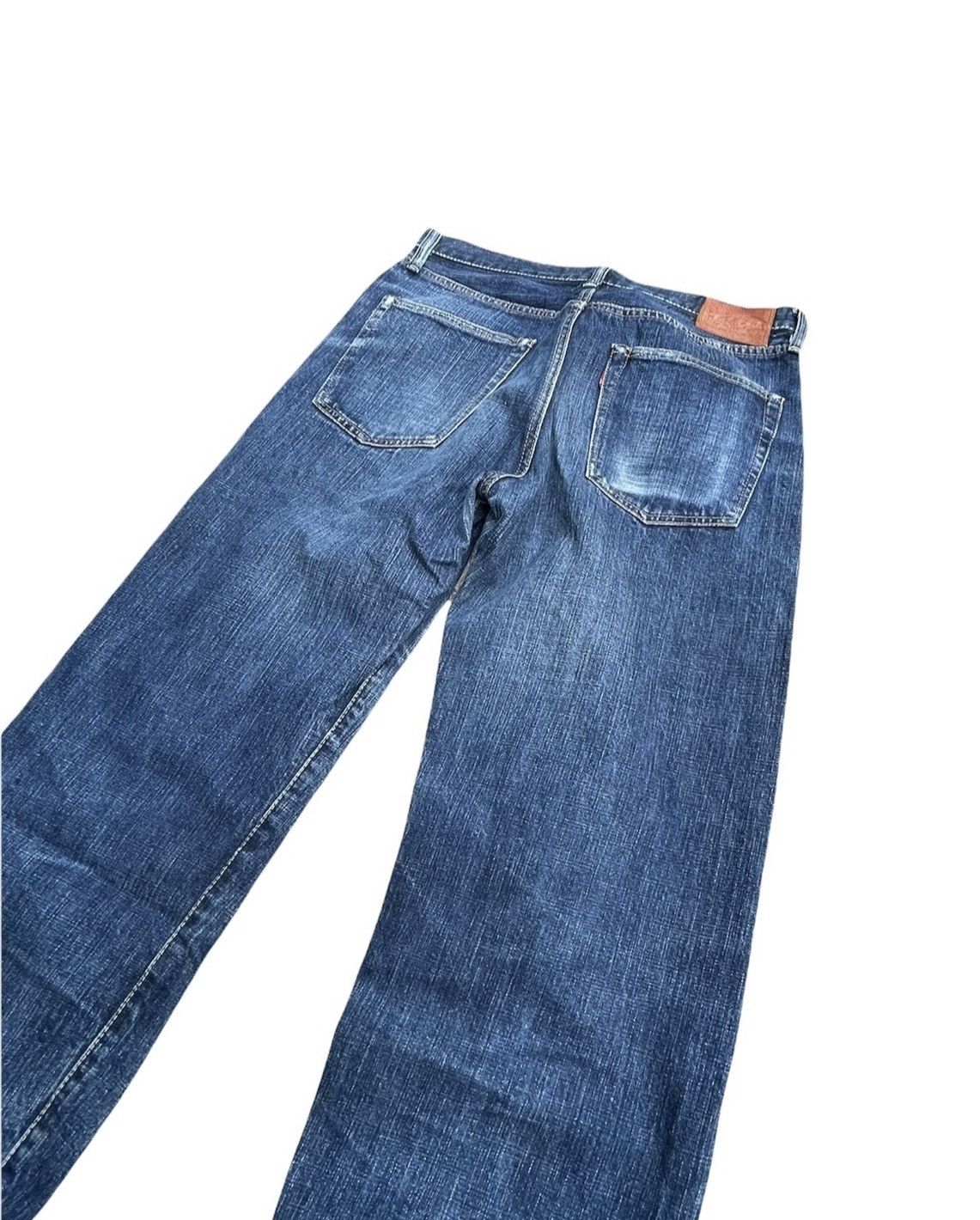 Japanese Brand Pherrow’s Bros StormyBlue Selvedge Denim Size US 30 / EU 46 - 12 Thumbnail