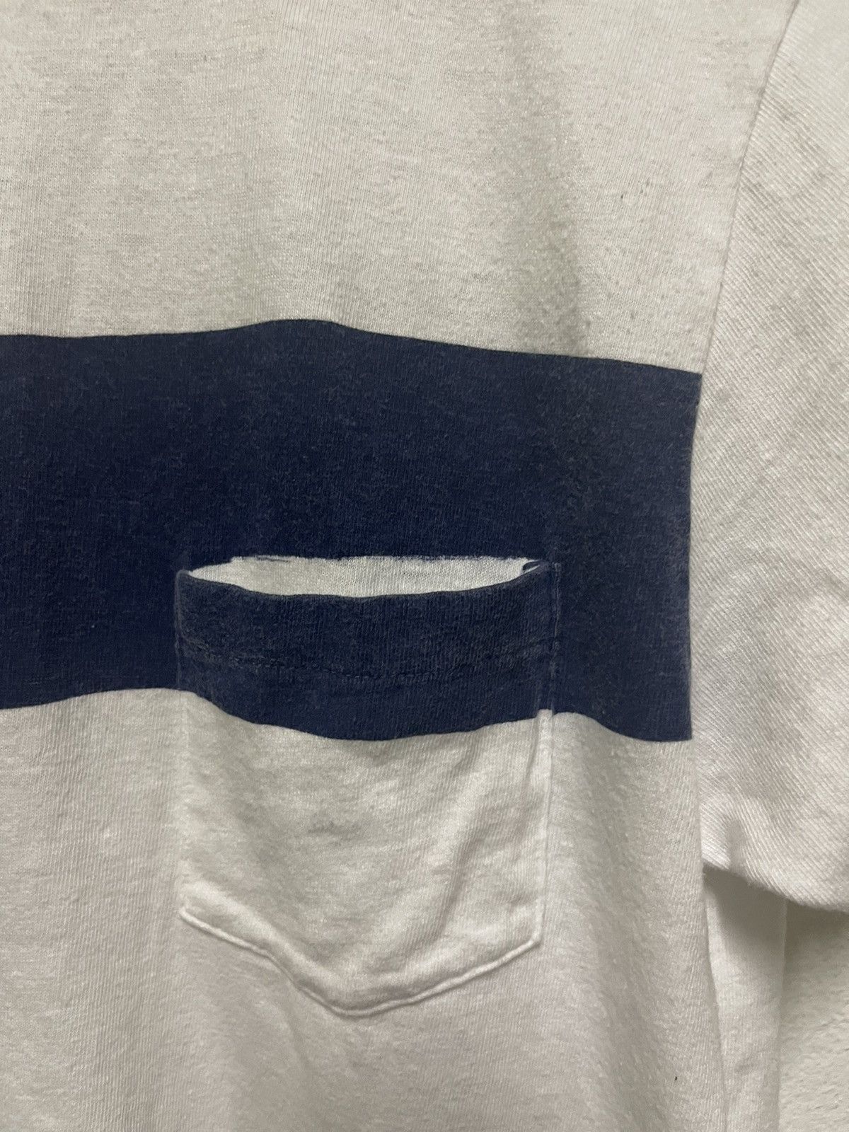 Beams Plus Beams X Kaptain Sunshine White Navy Stripe Single Pocket Size US M / EU 48-50 / 2 - 3 Thumbnail