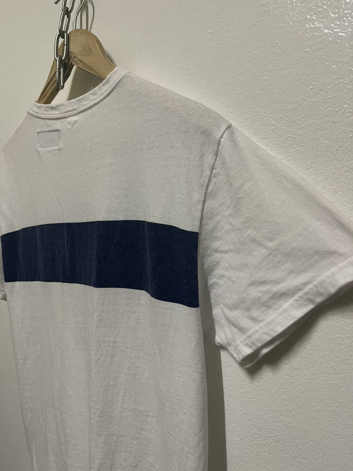 Beams Plus Beams X Kaptain Sunshine White Navy Stripe Single Pocket Size US M / EU 48-50 / 2 - 10 Thumbnail