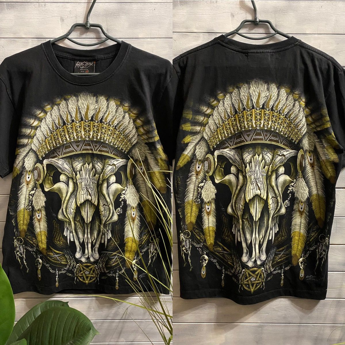 Oakley × Streetwear × Vintage Vintage Oakley Skull T shirt rare