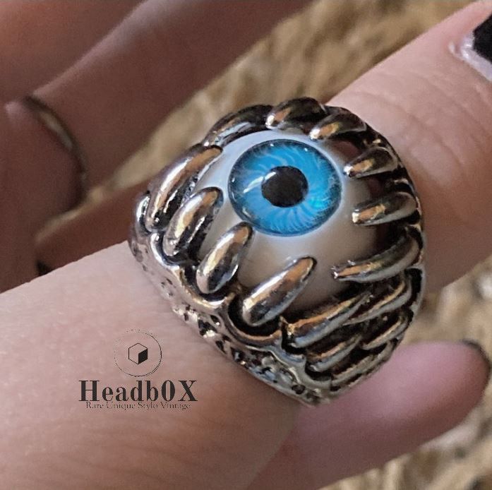 Jewelry Halloween Devil's Eye Ring Size ONE SIZE - 3 Thumbnail