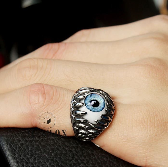 Jewelry Halloween Devil's Eye Ring Size ONE SIZE - 1 Thumbnail