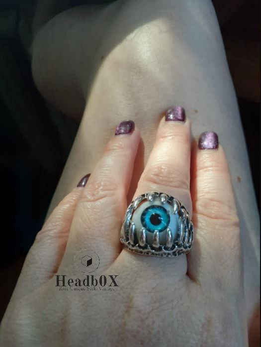 Jewelry Halloween Devil's Eye Ring Size ONE SIZE - 2 Thumbnail