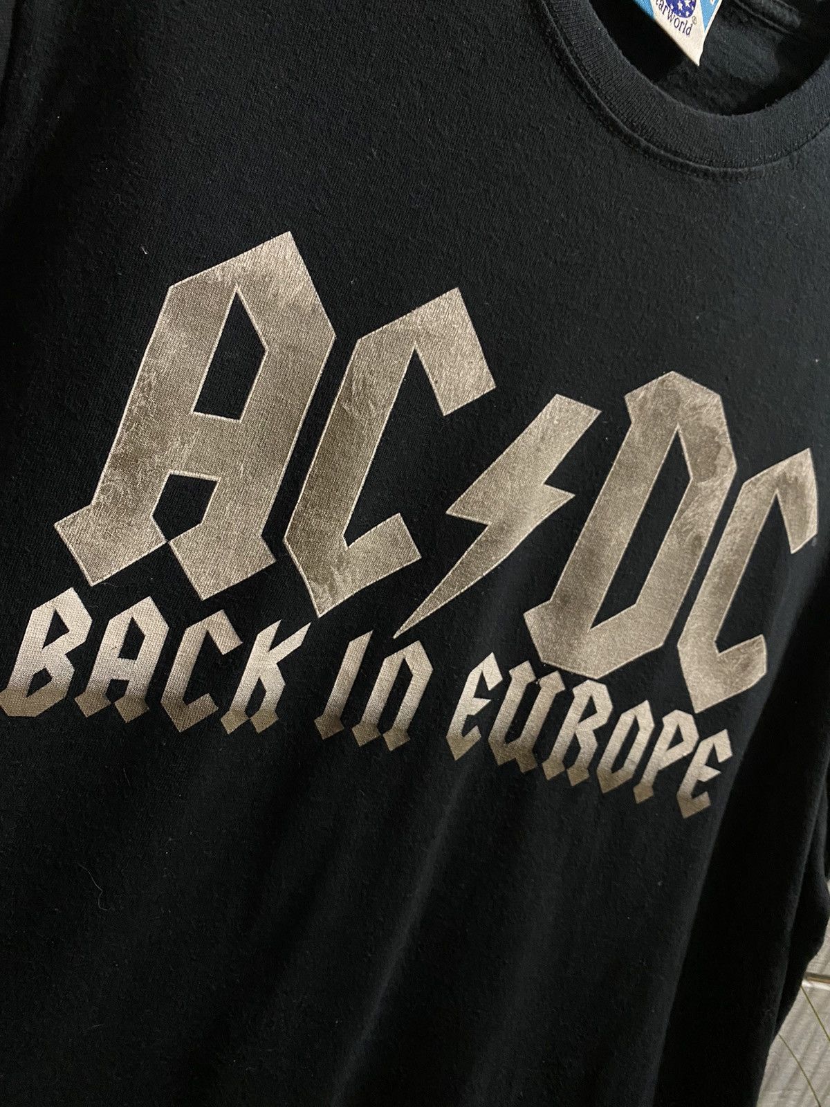AC/DC T-shirt Rock AC/DC 2010 Back In Europe🔥 Size US L / EU 52-54 / 3 - 3 Thumbnail