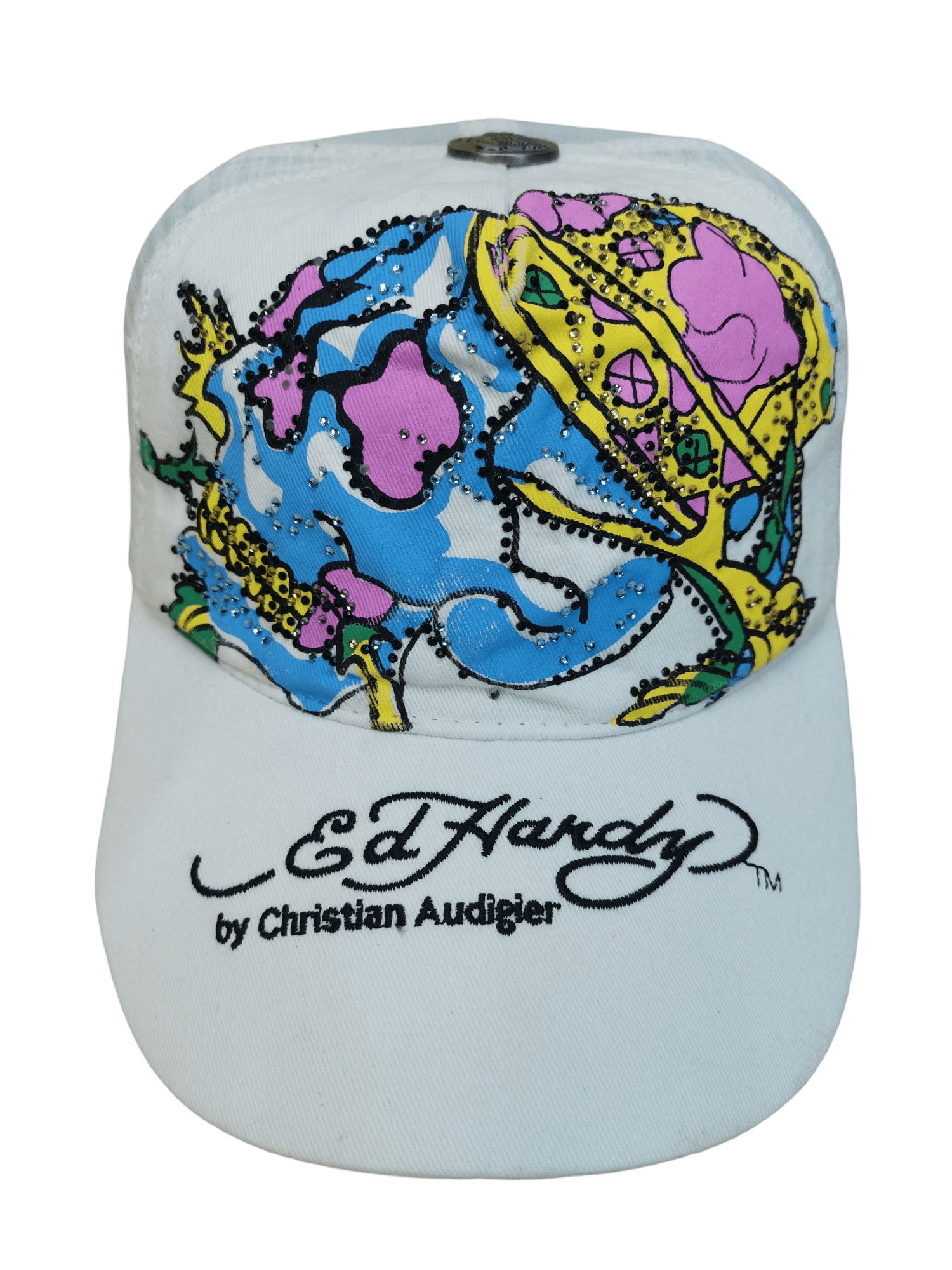 Ed Hardy ED HARDY SKULLS DESIGN TRUCKER HAT CAP Size ONE SIZE - 1 Thumbnail