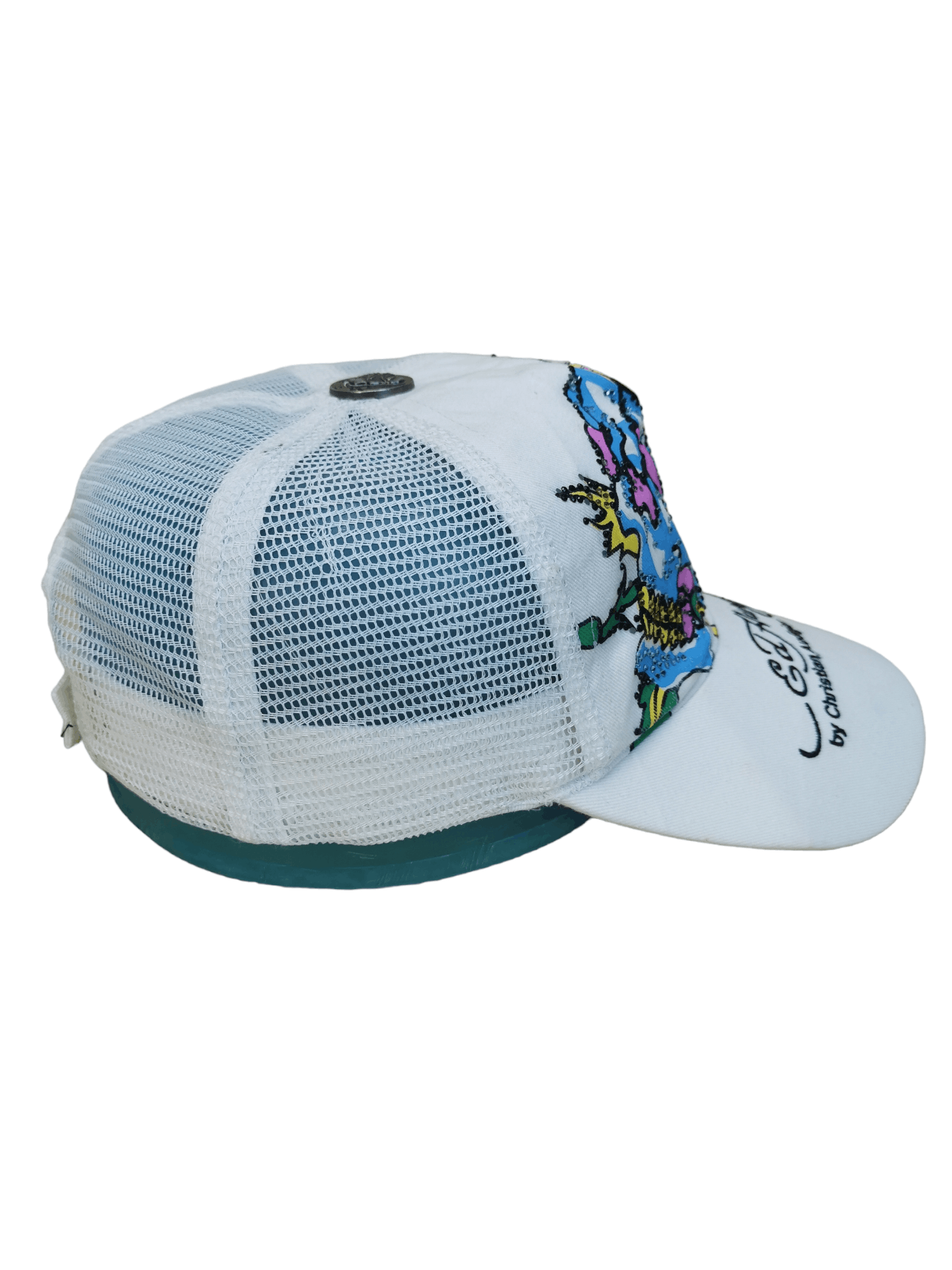 Ed Hardy ED HARDY SKULLS DESIGN TRUCKER HAT CAP Size ONE SIZE - 4 Thumbnail
