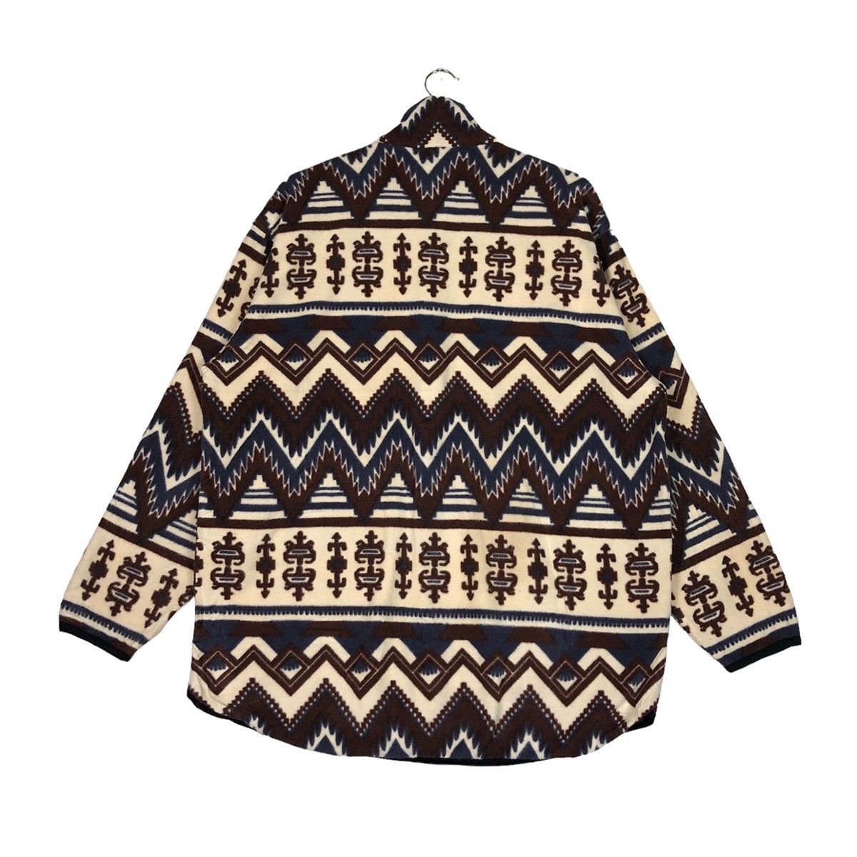 Japanese Brand Vintage Japanese Bodywave Navajo Quarter Zip Fleece Pullover Size US XXL / EU 58 / 5 - 6 Thumbnail
