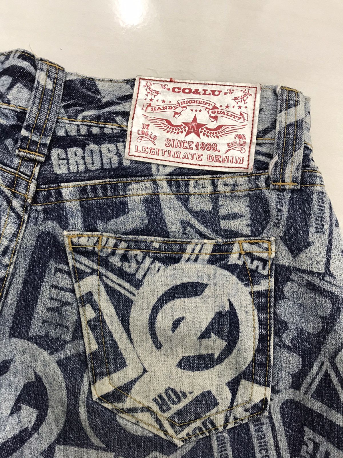 Japanese Brand Co&Lu Japan Distressed Jeans Hysteric Glamour Style Size US 31 - 7 Thumbnail