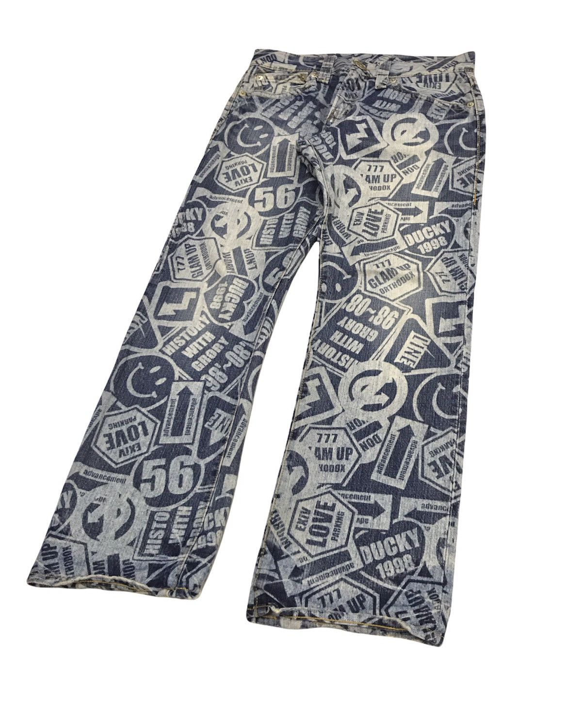 Japanese Brand Co&Lu Japan Distressed Jeans Hysteric Glamour Style Size US 31 - 2 Thumbnail