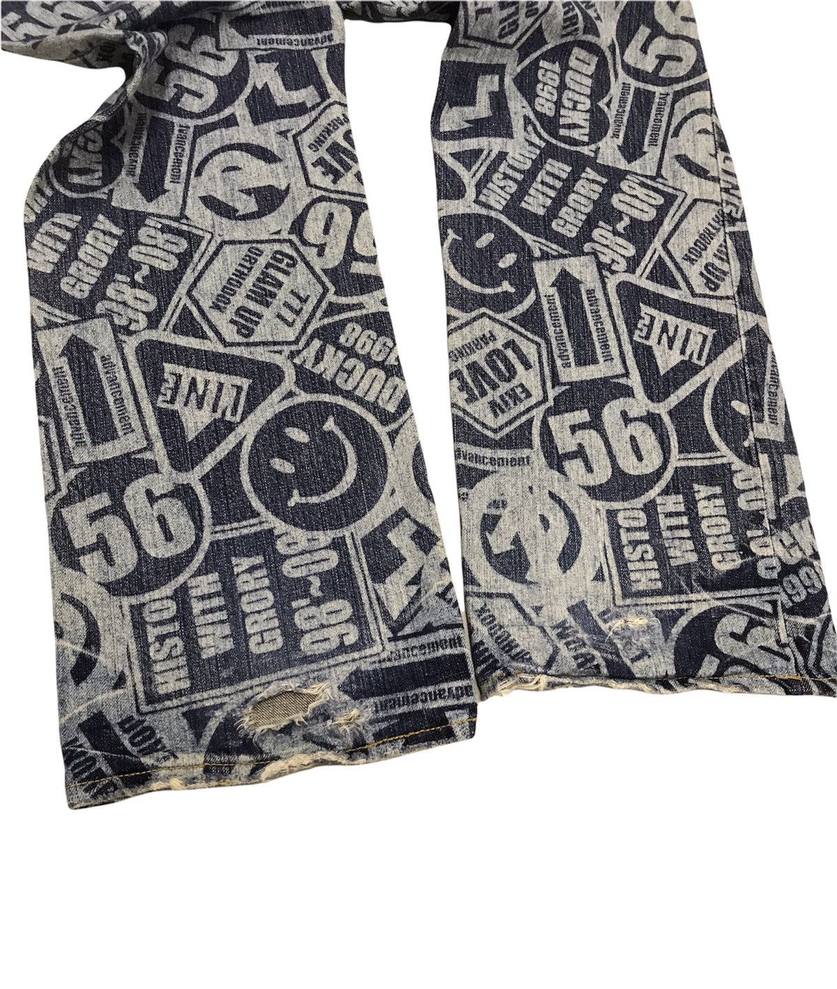 Japanese Brand Co&Lu Japan Distressed Jeans Hysteric Glamour Style Size US 31 - 5 Thumbnail