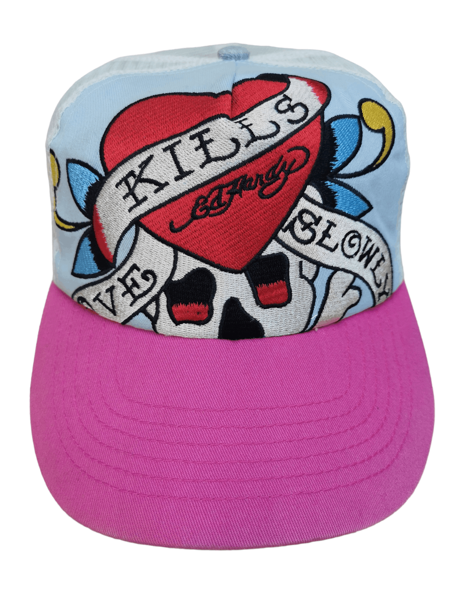 Ed Hardy ED HARDY SKULLS DESIGN TRUCKER HAT CAP Size ONE SIZE - 1 Thumbnail