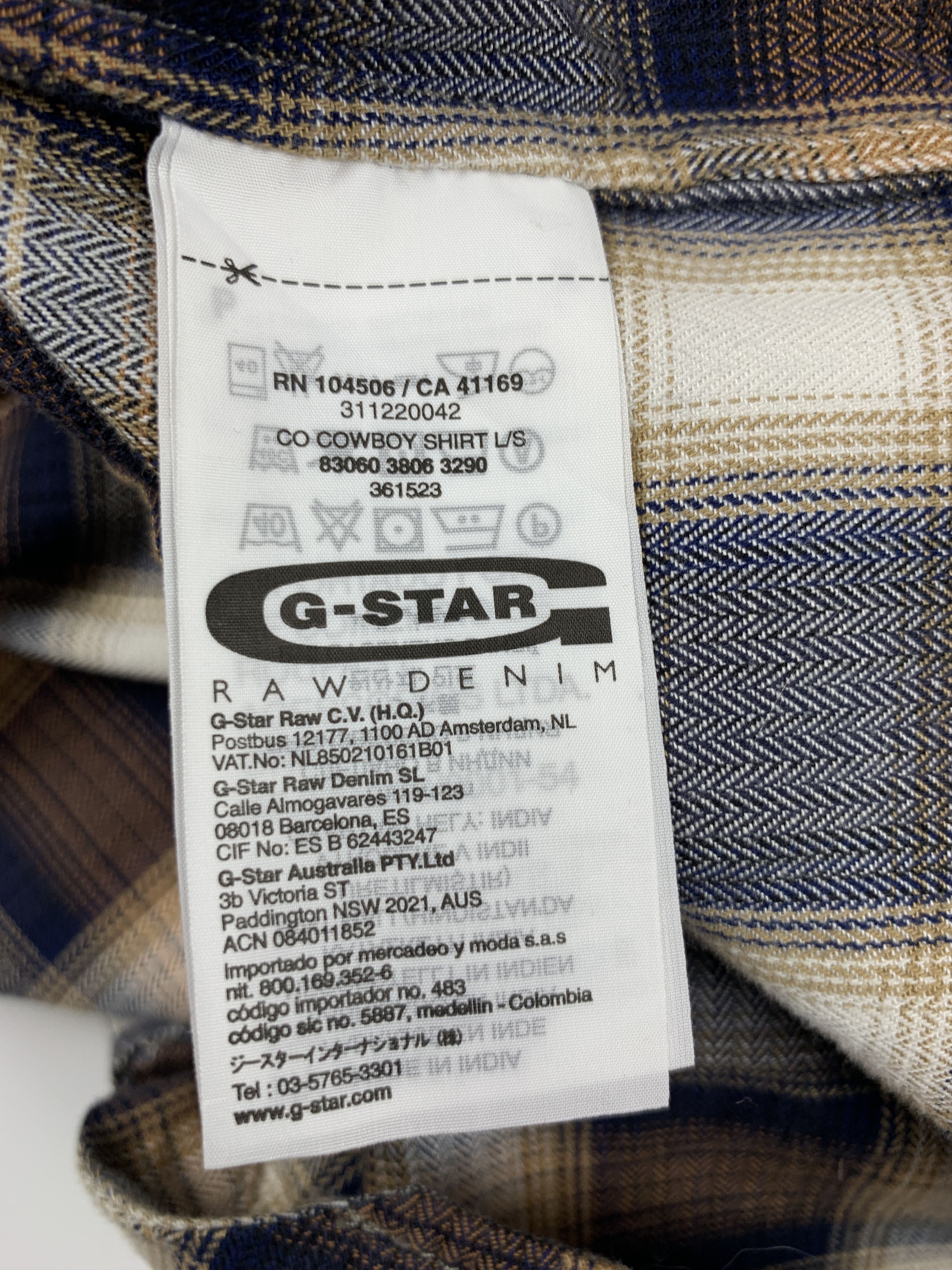G-Star Men's G-star CO Cowboy L/S Shirt Size US S / EU 44-46 / 1 - 8 Thumbnail